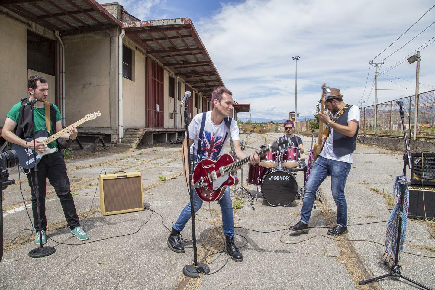 La band Keine Bananen (foto Fabio Gori)