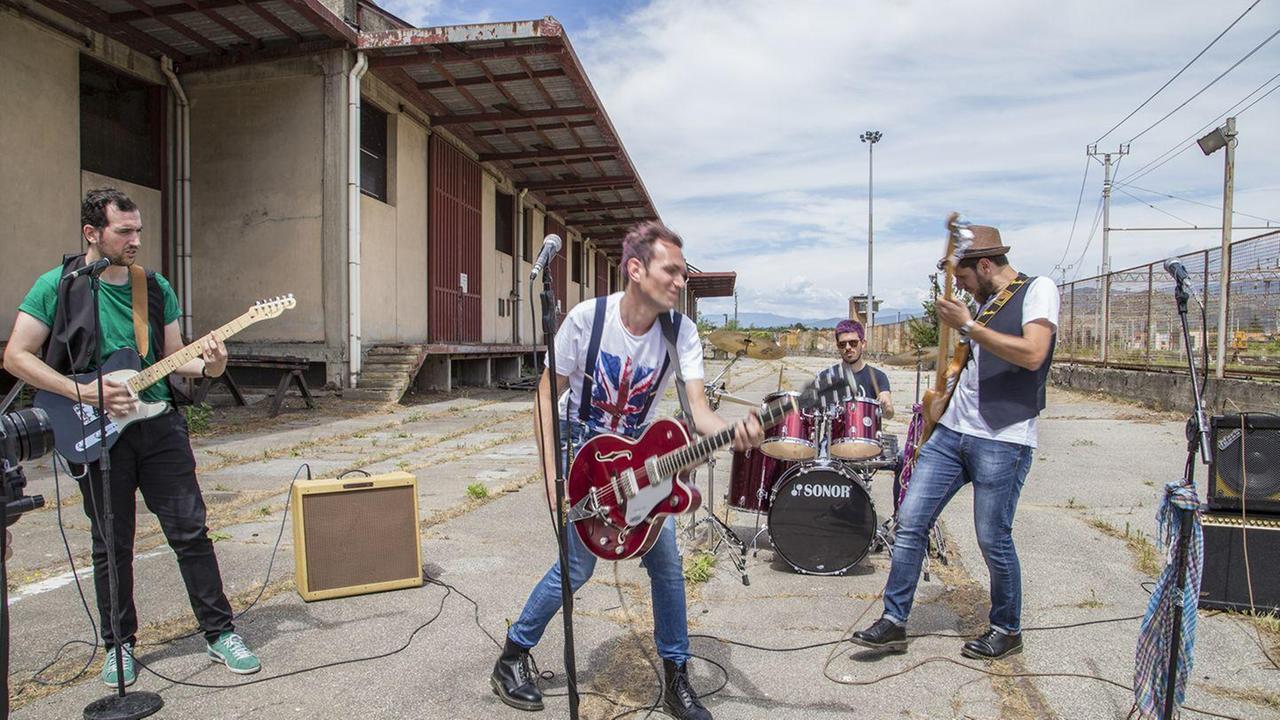 La band Keine Bananen (foto Fabio Gori)