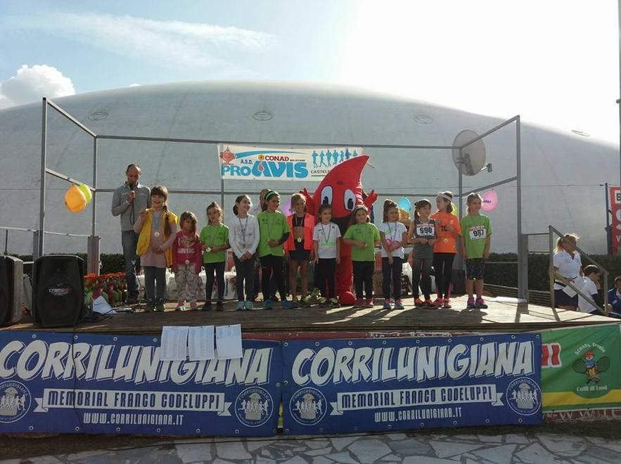 Corrilunigiana: i runnerini a forza 4 