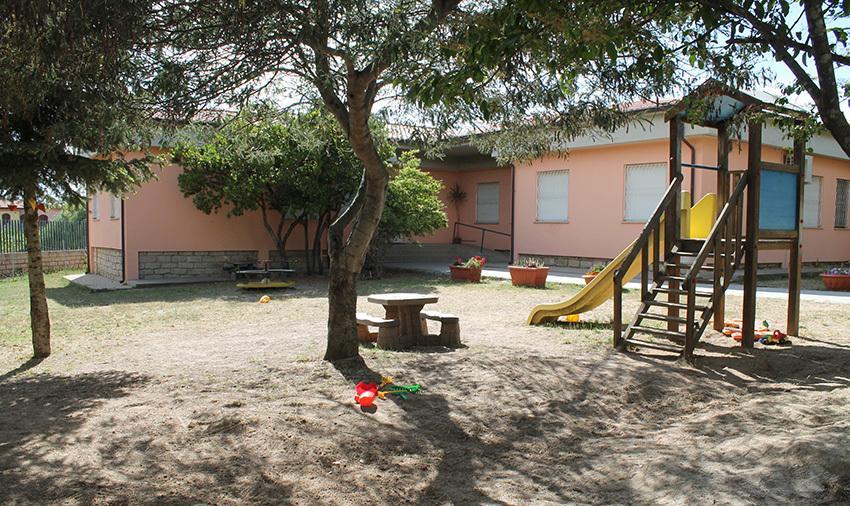 Scuola materna, nuovo look per il cortile