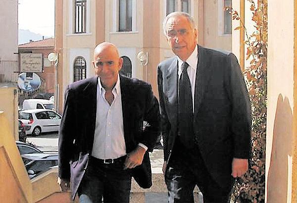 Il finanziere Tom Barrack con il senatore Franco Carraro