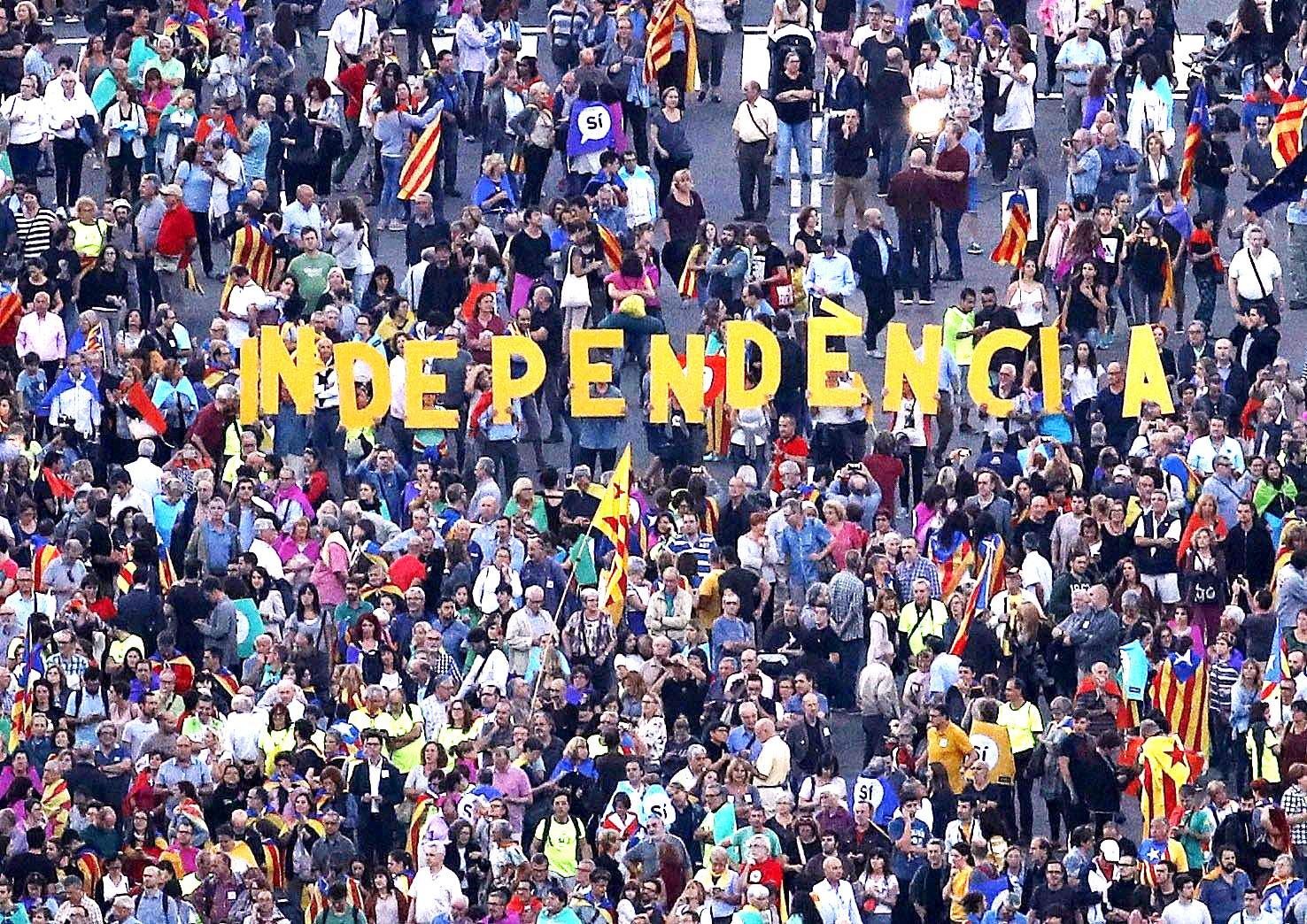 Sa soberania catalana e su "no" de sa sinistra