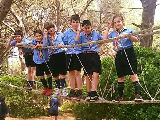 Un gruppo di giovani dell'Agesci Ozieri