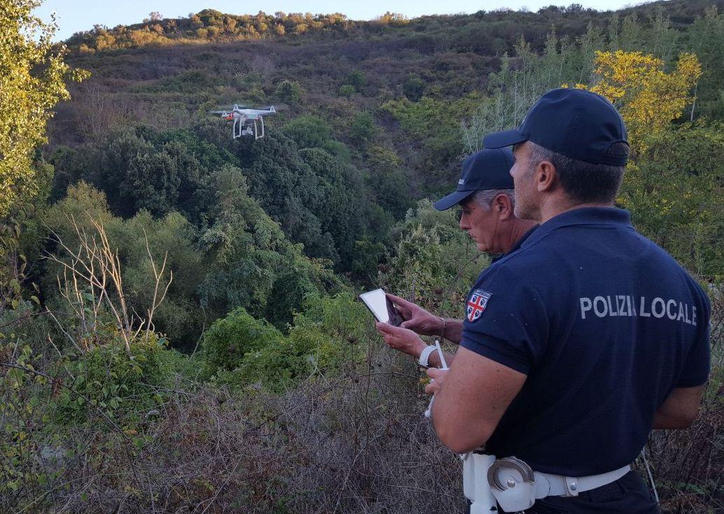 Ricerche con il drone a Bunnari 
