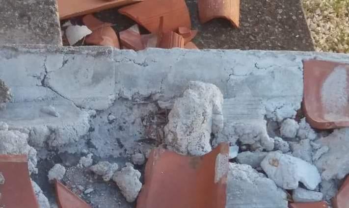 Danneggiate le tegole della chiesa di Sant’Antonio