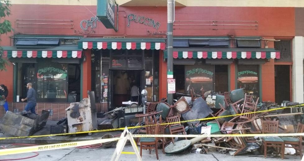 A fuoco il “Caffè Puccini” a San Francisco 
