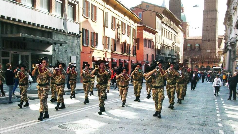Fanfara reggiana da applausi a Bologna