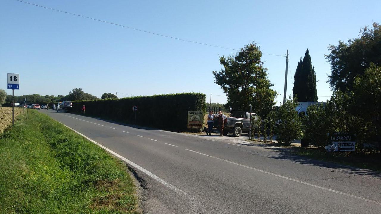 Un'immagine dell'incidente