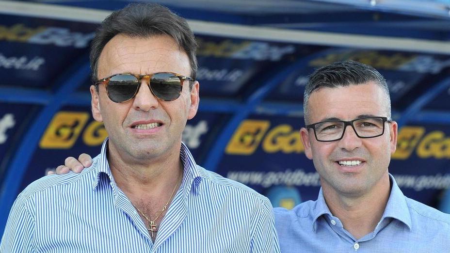 Il presidente Fabrizio Corsi e Totò Di Natale (foto Jennifer Lorenzini)