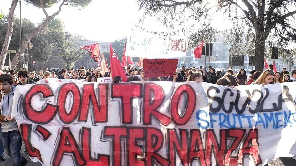 «No a quest’alternanza scuola-lavoro»