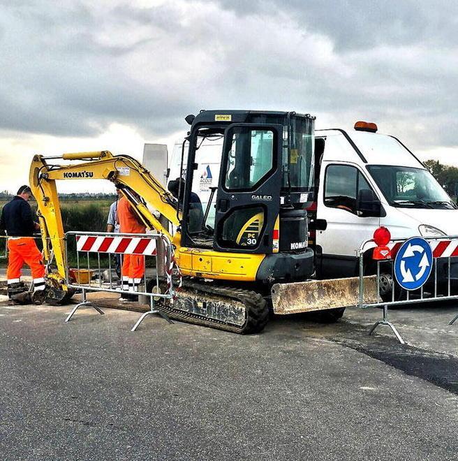 Oltre un chilometro di vecchie tubature rimosso da Acque Spa 