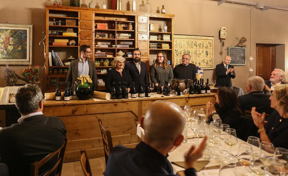 La cantina Barbaterre a una famiglia veronese 
