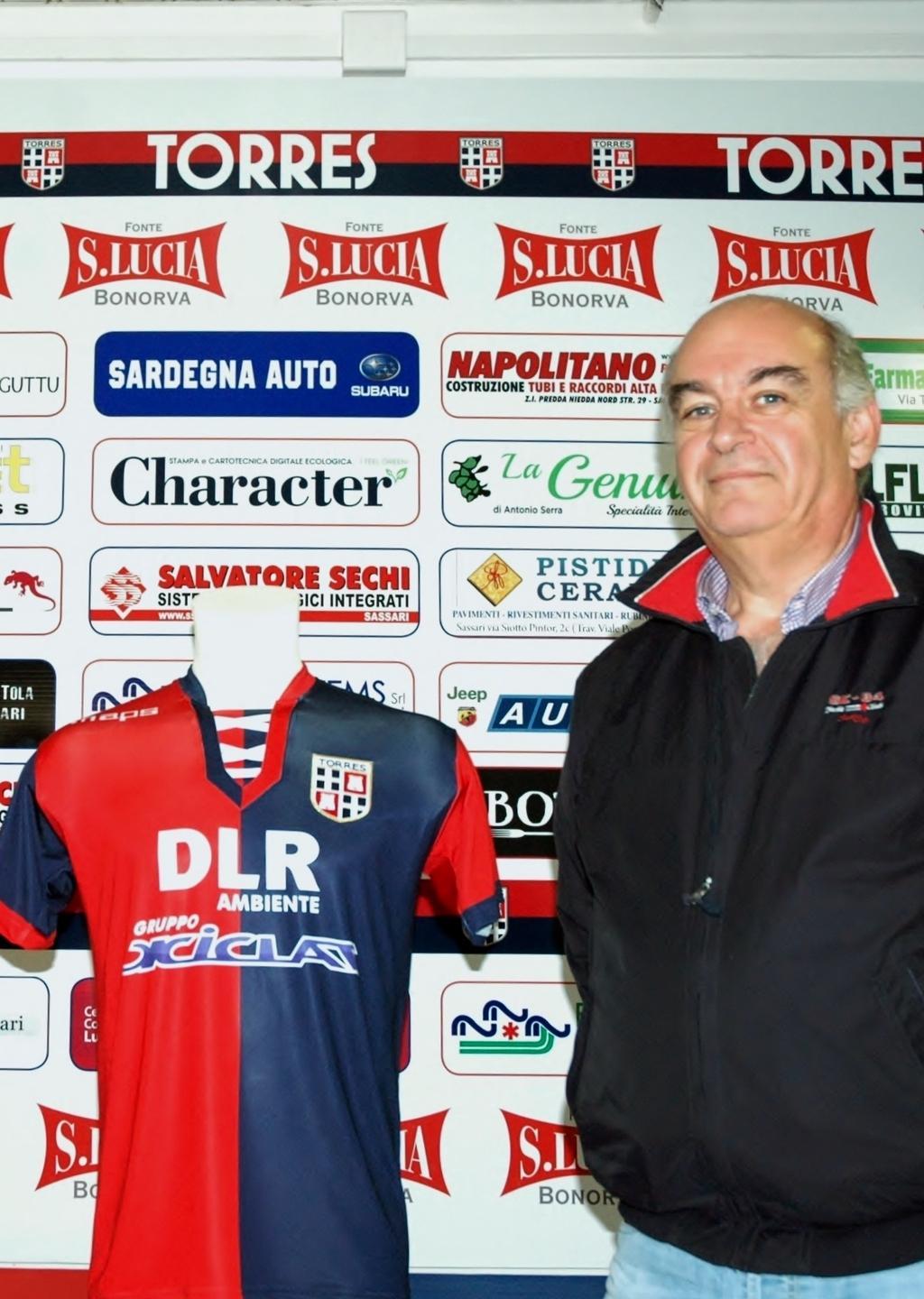 Nuovo sponsor per la Torres sulle maglie il logo DLR Ambiente