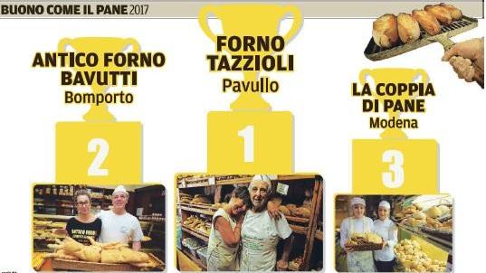 Modena, Buono come il pane: la classifica finale Tazzioli il forno più votato