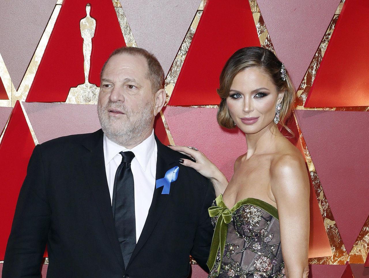 Harvey Weinstein e la moglie Georgina Chapman