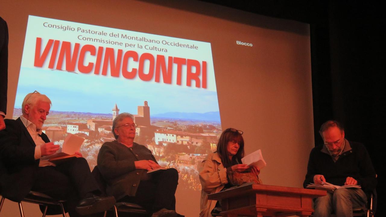 Da destra: Guido Bertagna, Adriana Faranda e Agnese Moro