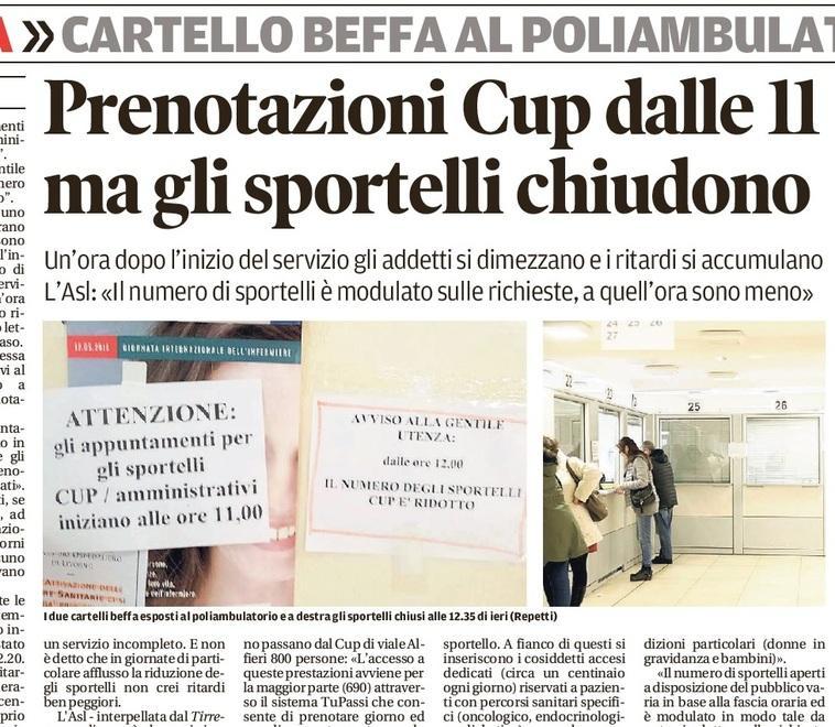 le denunce del tirreno