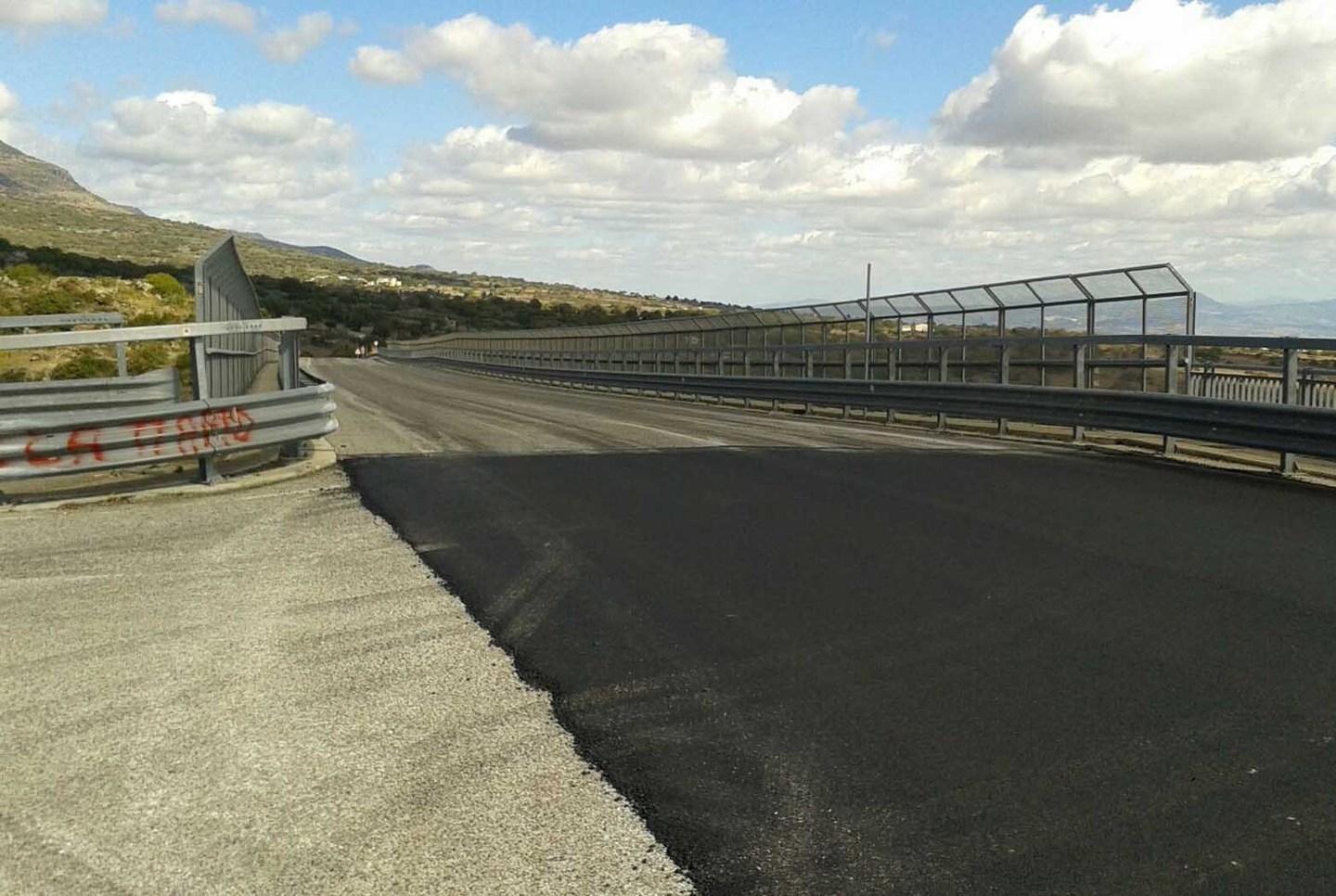 Conclusi i lavori spariscono le gobbe sul viadotto S’Adde 
