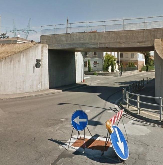 Sottopasso di via Ancora Ponte della Veggia chiuso 