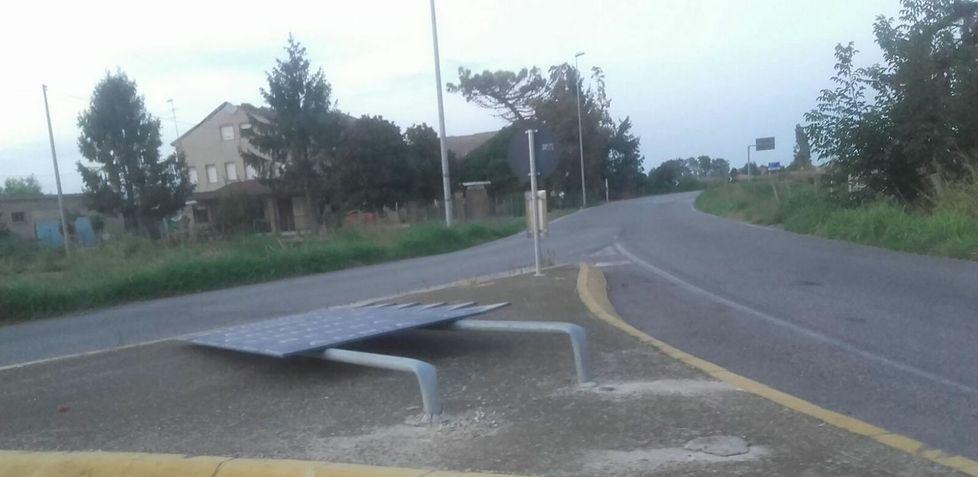 Segnaletica a terra da più di due mesi