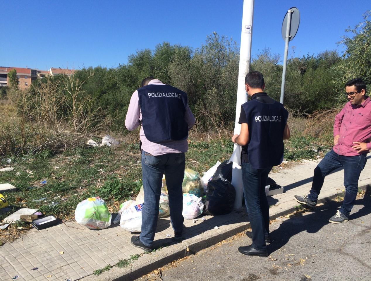 Sassari, i droni a caccia di chi non fa la raccolta differenziata