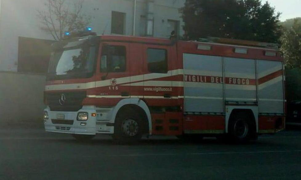 Incendio in un’azienda a Ponte a Egola