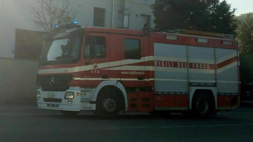 Incendio in un’azienda a Ponte a Egola