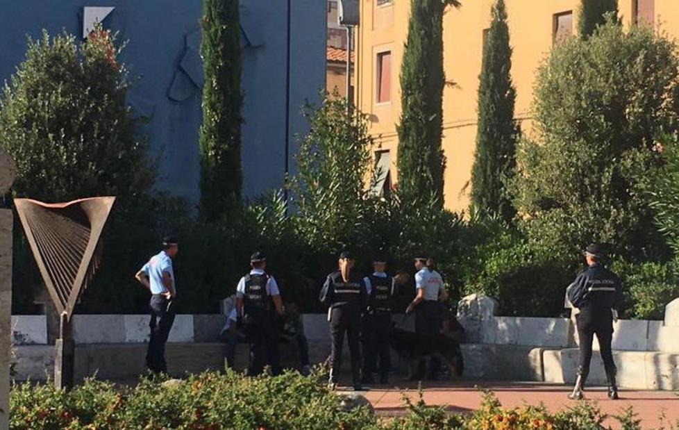Cani antidroga anche in centro 