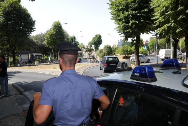 Una pattuglia dei carabinieri