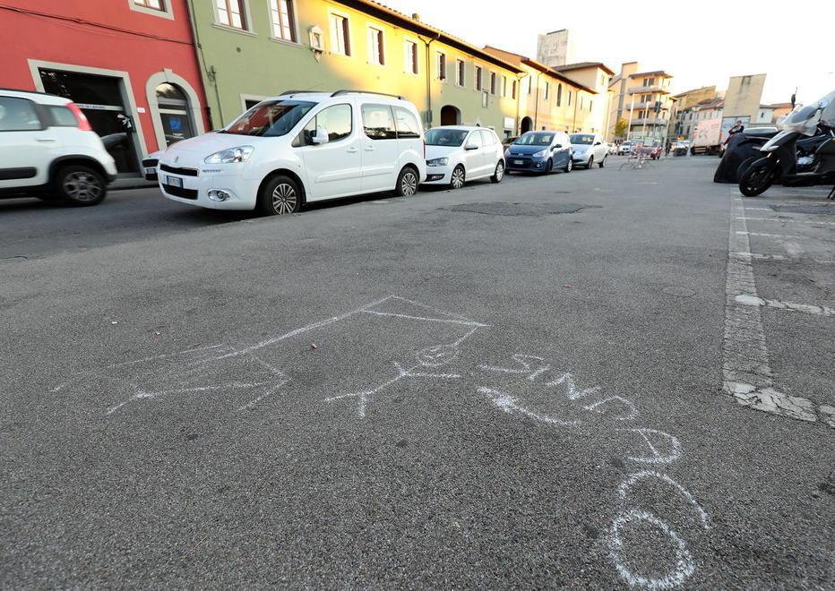 Disegno con un impiccato contro il sindaco Barnini 
