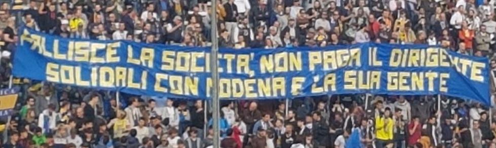 Solidarietà anche dai tifosi del Parma
