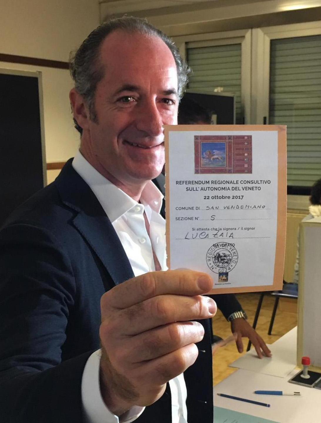 Luca Zaia, governatore del Veneto