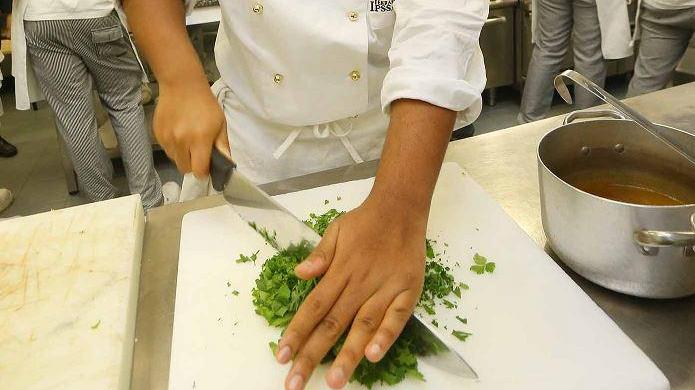 Cena "al buio" con il master chef 5 stelle Michelin