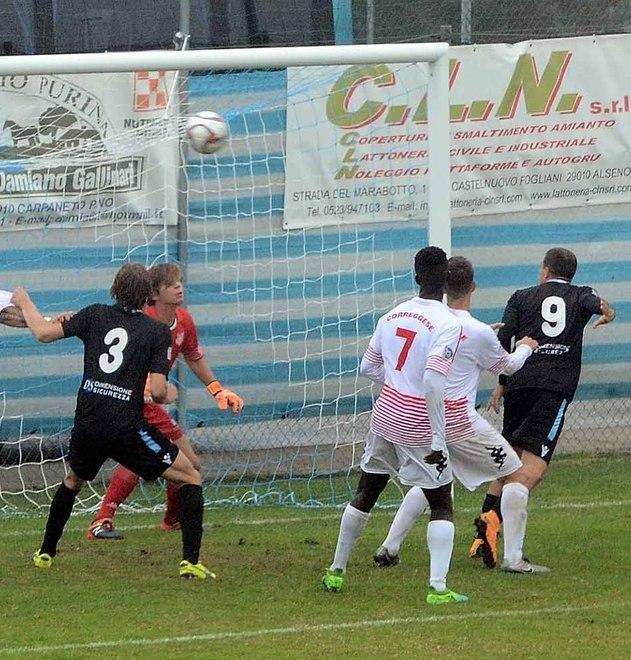 Stesa la Correggese con due gol e un rosso