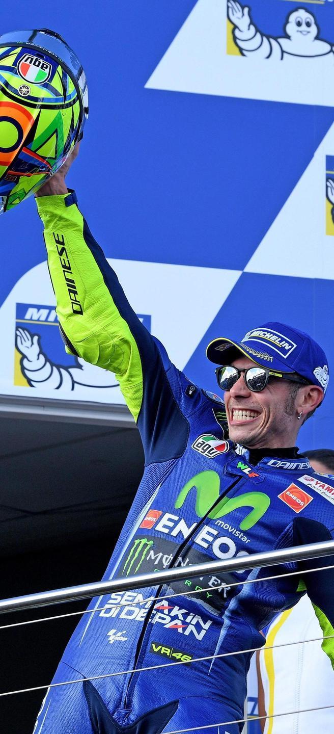 Solo Marquez davanti a uno straordinario Rossi 