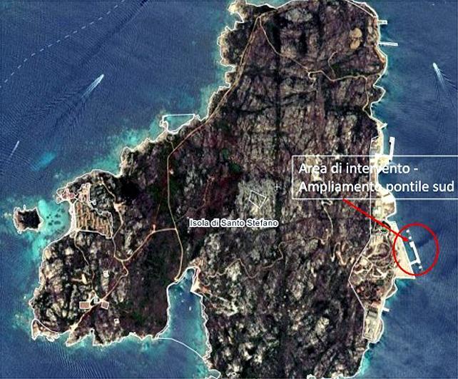 Un mega molo a Santo Stefano, servirà per le portaerei 