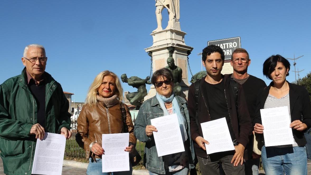 Da sinistra Roberto Catelani, Simona Ghinassi, Anna Calandri, Marco Chiuppesi, Marcello Ferrari e Elena Mataresi (Pentafoto)