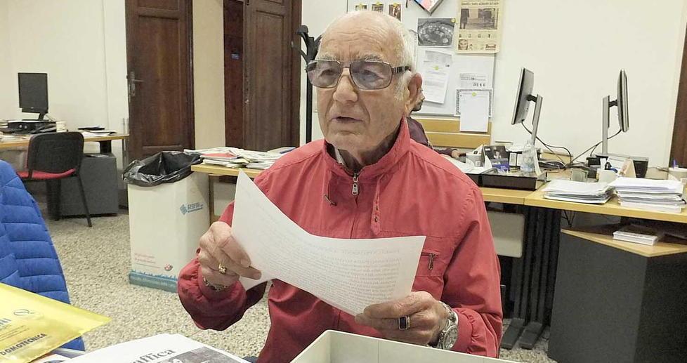 Giancarlo Parra si alza sui pedali a ottant’anni 