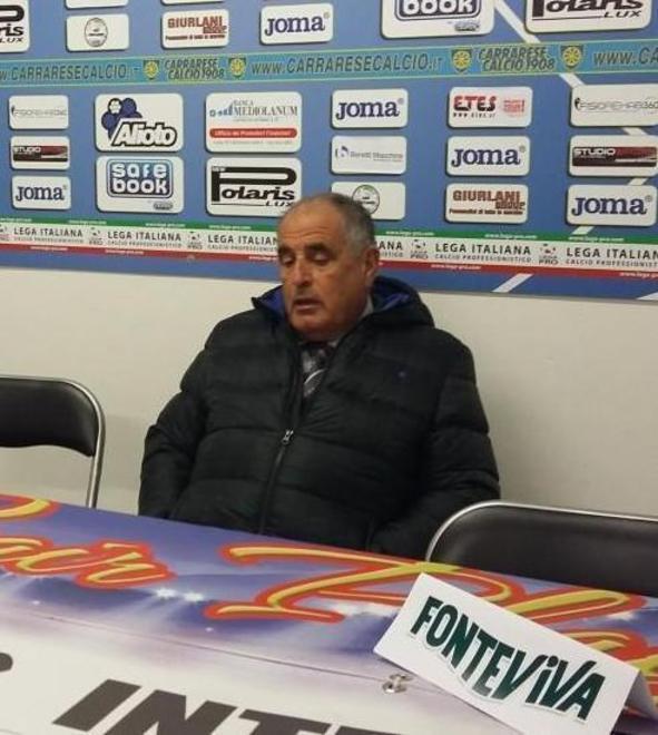 Carrarese, i complimenti dell’ex «Gradinata Baffo da applausi» 
