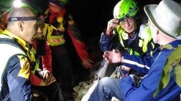 Il Sas recupera un escursionista a punta Cusidore