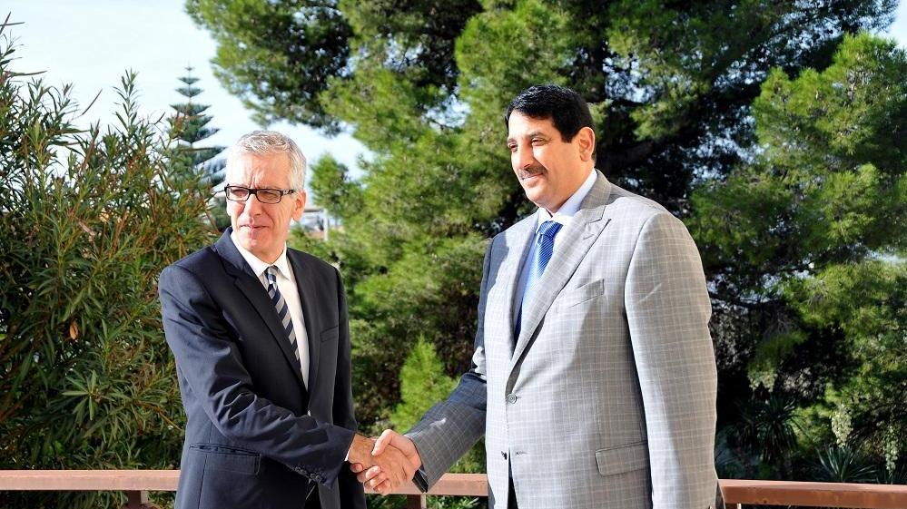 L'ambasciatore del Qatar in Italia con il presidente Pigliaru