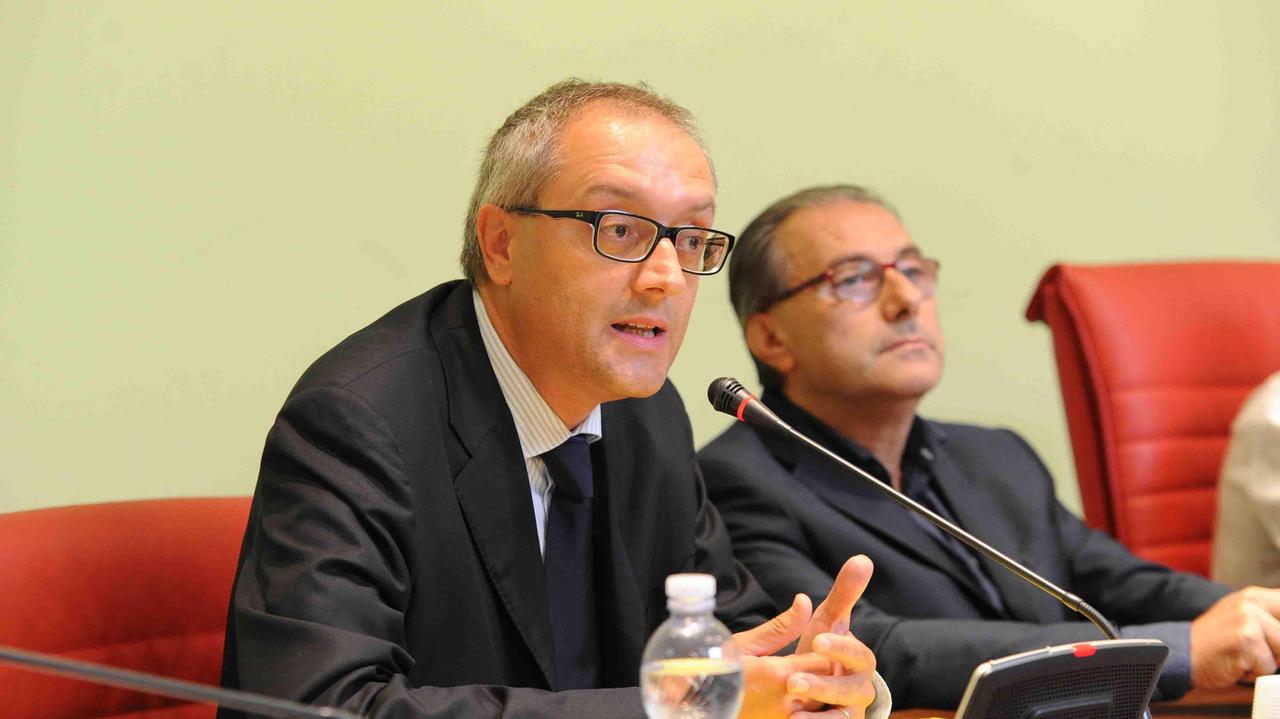 Il sindaco di Quarrata Marco Mazzanti e il presidente del Cis Edoardo Franceschi