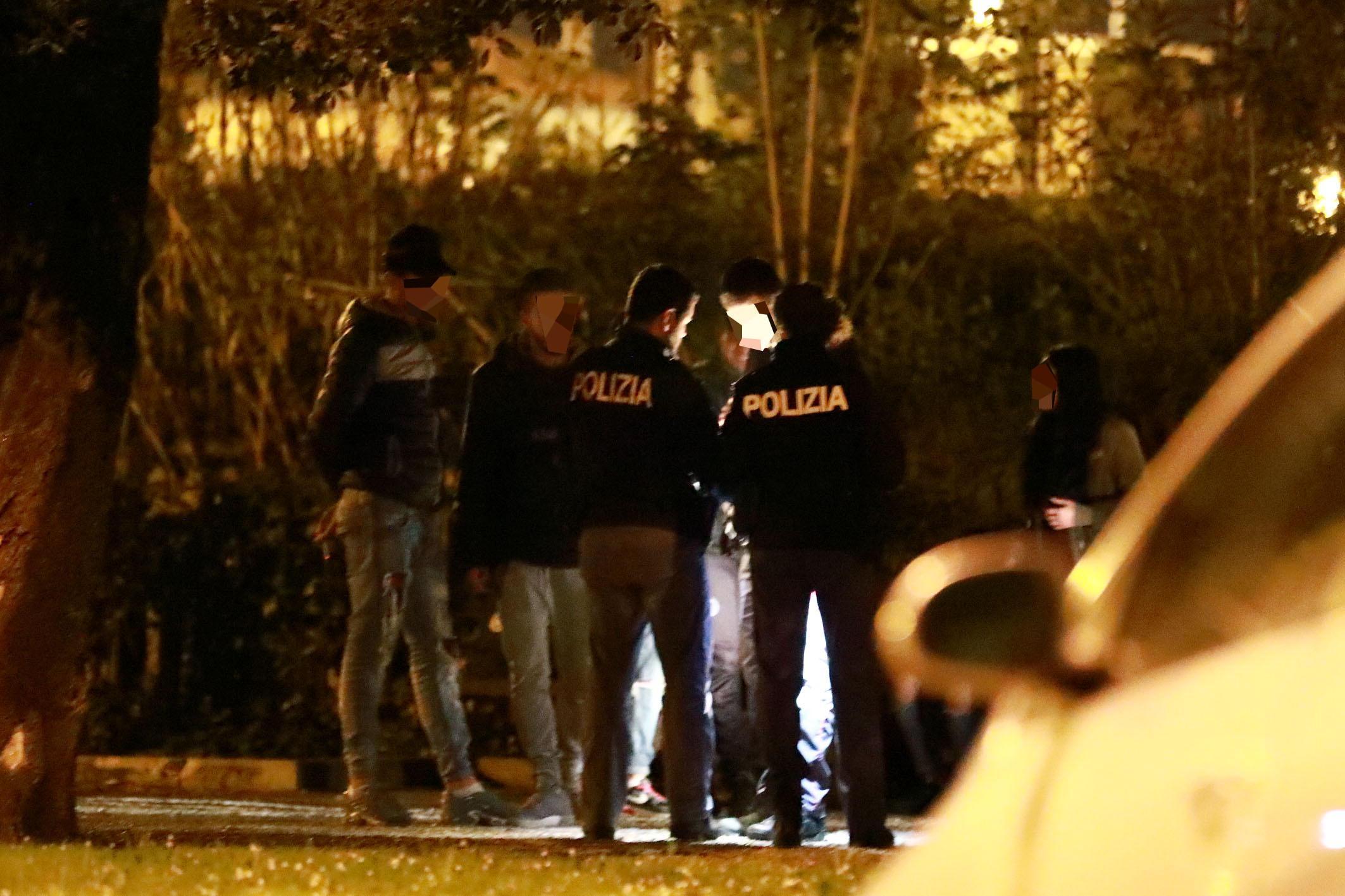 Un controllo della polizia
