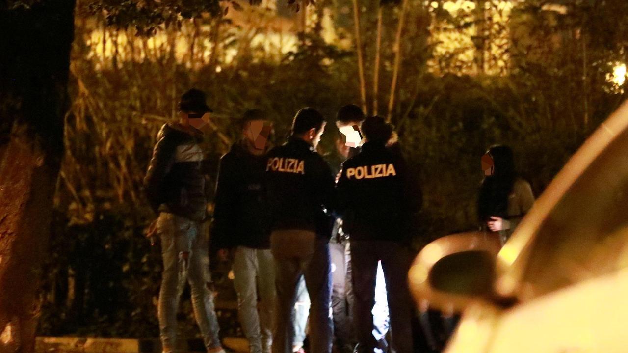Un controllo della polizia