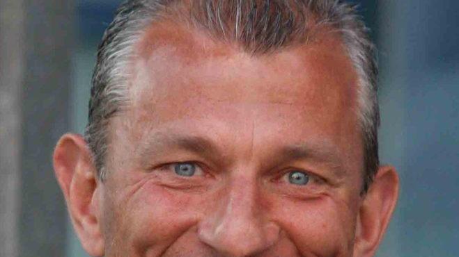 Marcello Montanari ai campi di via Agosti per un in bocca al lupo all’ex compagno