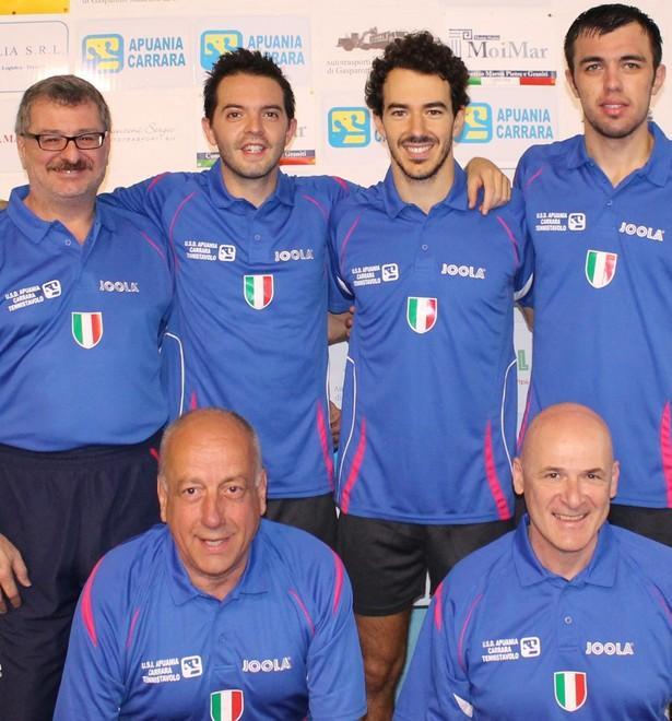 Tennistavolo, l’Apuania liquida il Norbello: 4-2