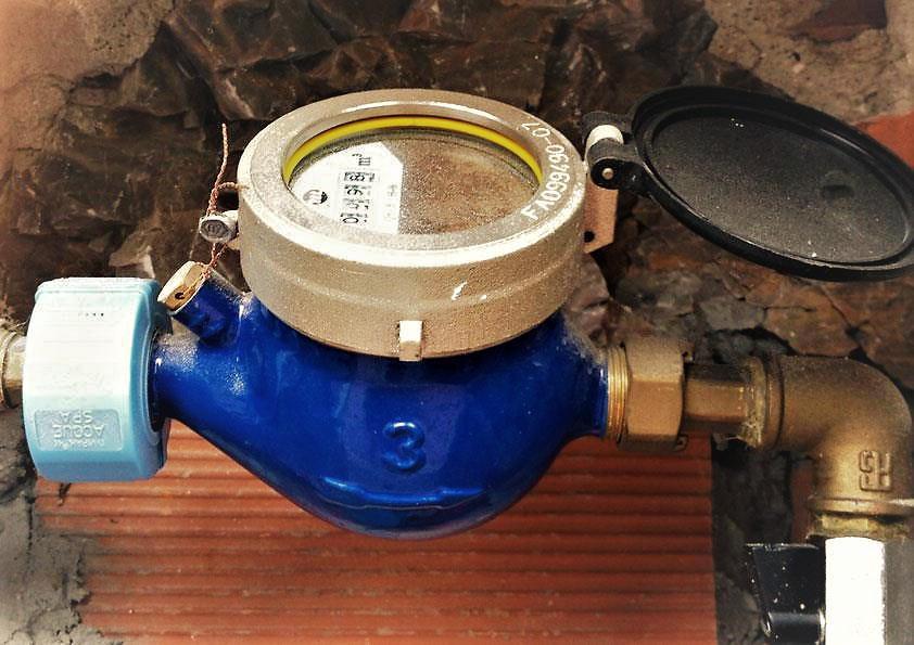 Un contatore dell'acqua (foto d'archivio)