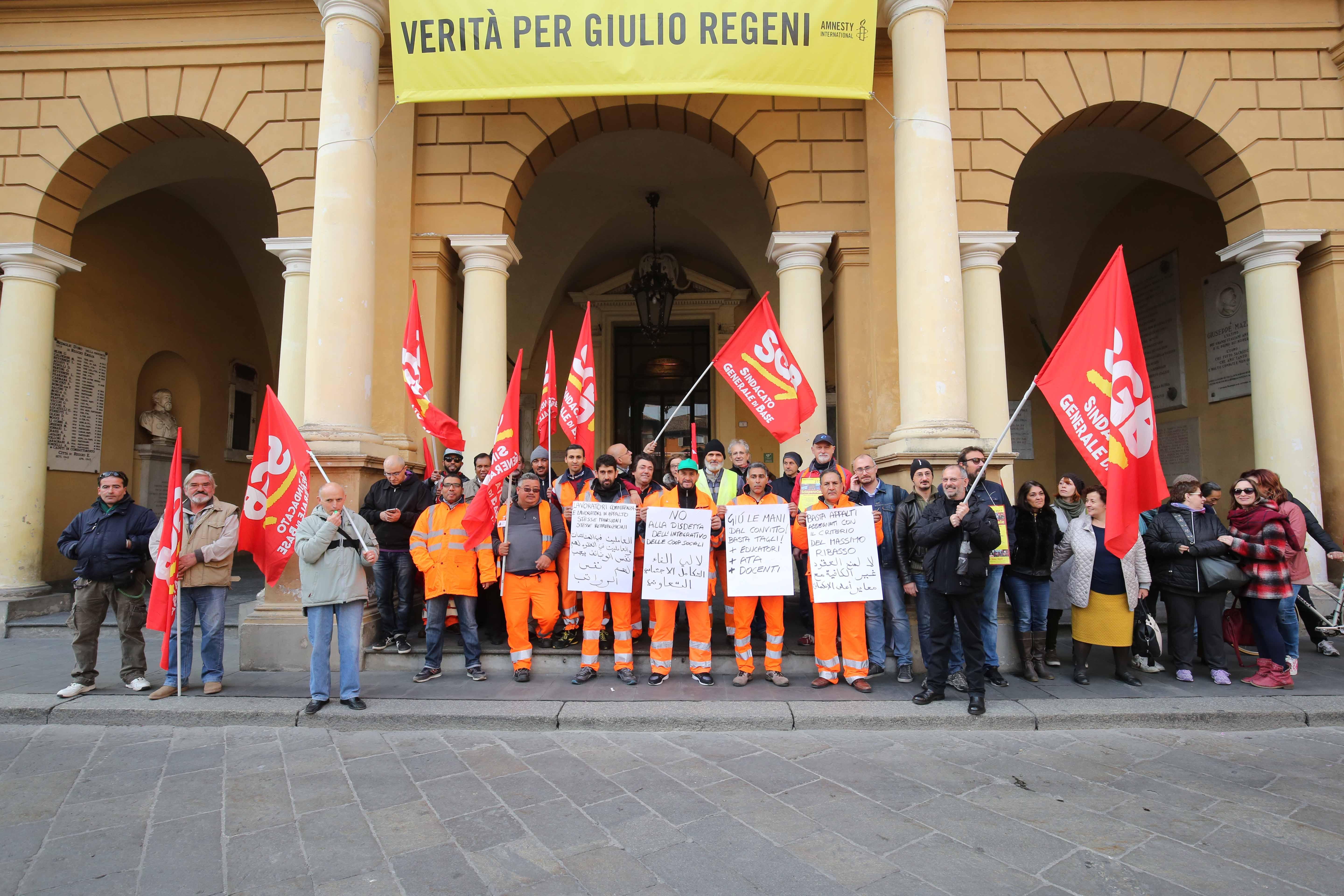 Reggio Emilia: sciopero generale, il giorno del presidio 