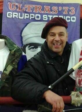 Carlo Maria Pampaloni ai tempi della Curva Fiesole