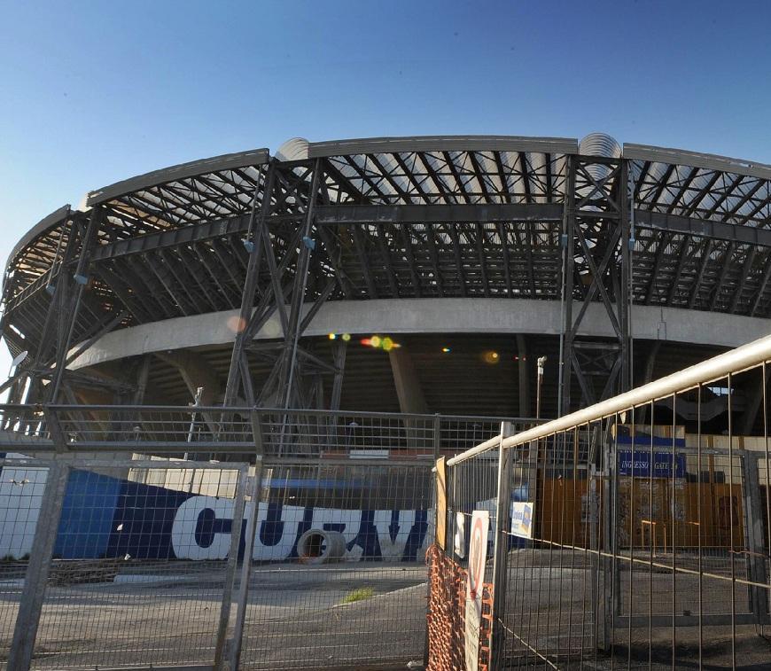 Lo stadio San Paolo di Napoli